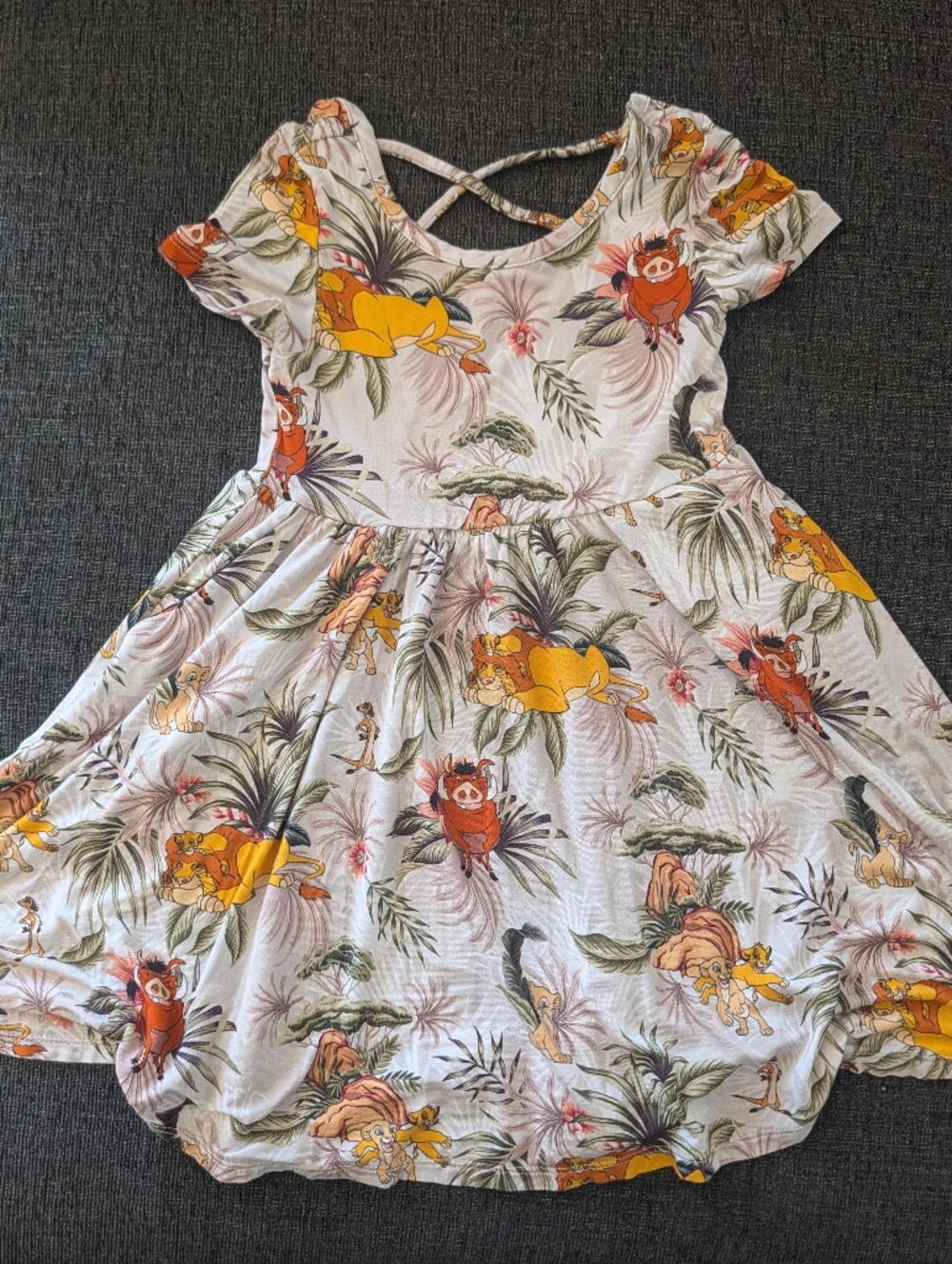 2t Posh Peanut Disney Mighty King Lion Criss Cross Twirl Dress
